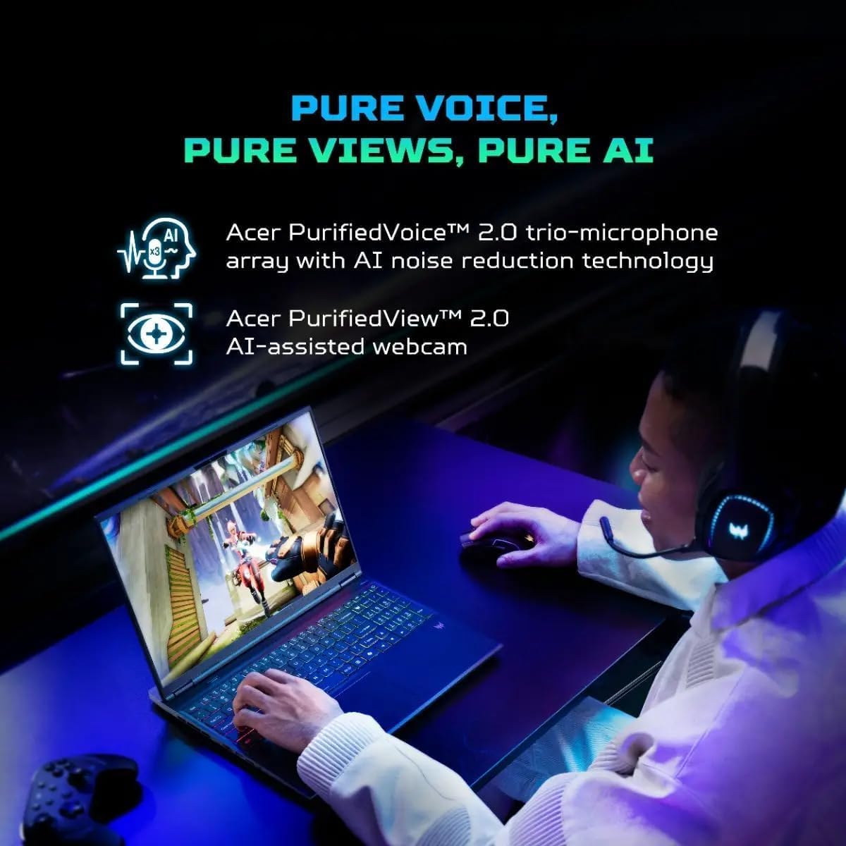 Acer Predator Helios Neo 16S AI Gaming Laptop | NVIDIA GeForce RTX 5070Ti GDDR7, Intel Core Ultra 9 275HX, 16" OLED 240Hz, 64 GB DDR5, 1 TB SSD, RGB Backlit Keyboard, Windows 11 Pro, Accessories - Image 10