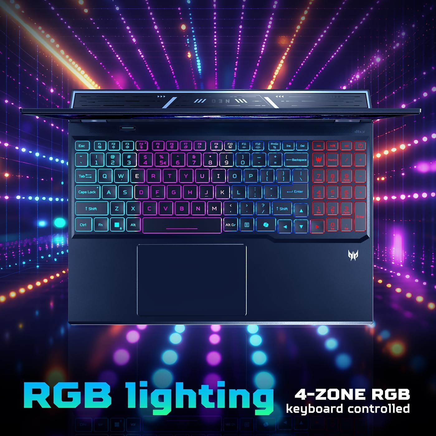 Acer Predator Helios Neo 16S AI Gaming Laptop | NVIDIA GeForce RTX 5070Ti GDDR7, Intel Core Ultra 9 275HX, 16" OLED 240Hz, 64 GB DDR5, 1 TB SSD, RGB Backlit Keyboard, Windows 11 Pro, Accessories - Image 8