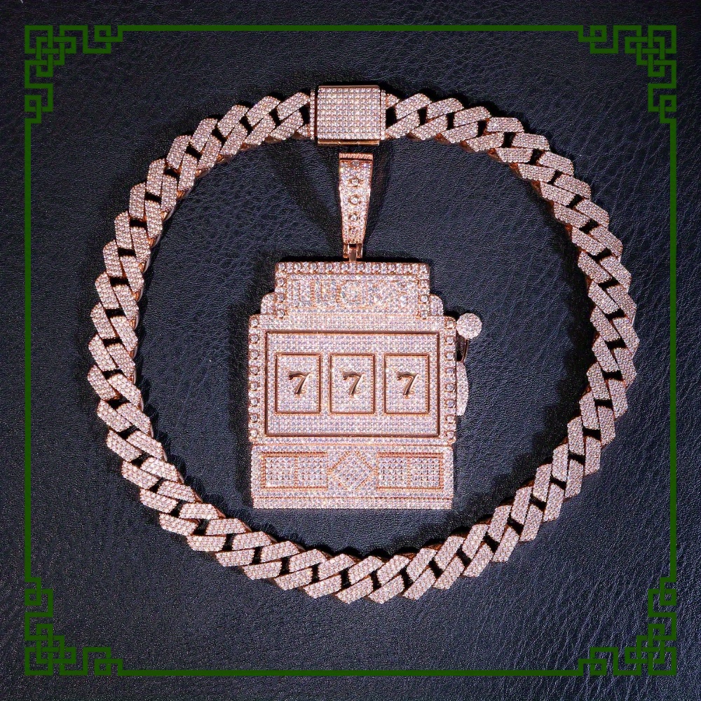 925 Silver Set Pendant Necklace Men'S and Women'S Street Fashion Accessories Holiday Party Gifts Birthday Gifts Boyfriend'S Best Gifts Everyday Wear