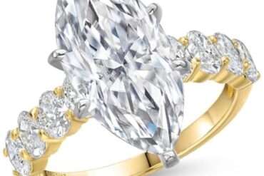 1pc 3-Carat Moissanite Ring | Elegant 925 Silver with Plating, Luxurious Birthday and Christmas Gift, Suitable for All Seasons and Gift-Giving Occasions