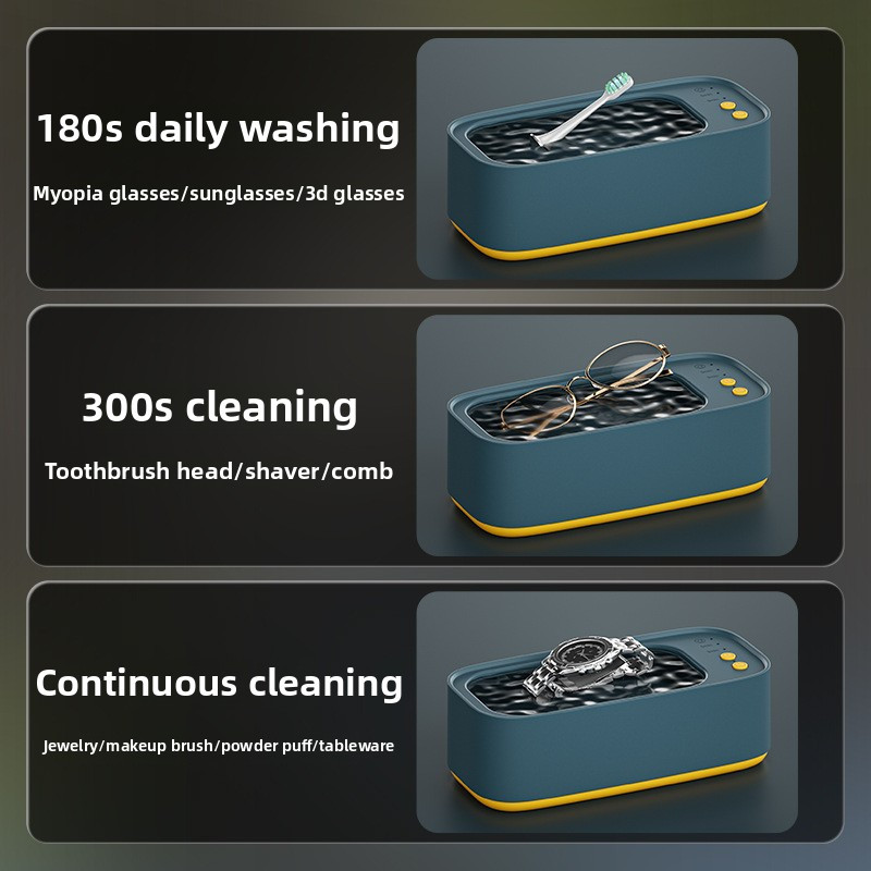 Ultrasonic Cleaning Device for Jewelry And Eyewear - Features 3 Electronic Cleaning Modes, USB Powered, And Is a Portable Case for Personal Items. - Image 10