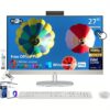 HP 27 All-in-One Desktop PC, 27" FHD Touchscreen, Intel Ultra 7-155U (12-core), 64 GB DDR5, 1 TB SSD, Adjustable Angle, WiFi 6, Win 11 Pro& Microsoft Office Lifetime License, with Bonus Accessories