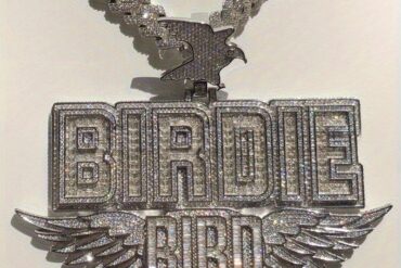 925 Silver Full Moissanite Men's Hip Hop Wing Pendant Letter Necklace Pendant Men's Street Trend Necklace Holiday Gifts Birthday Party Gifts Best Gifts for Boyfriends Daily Wear