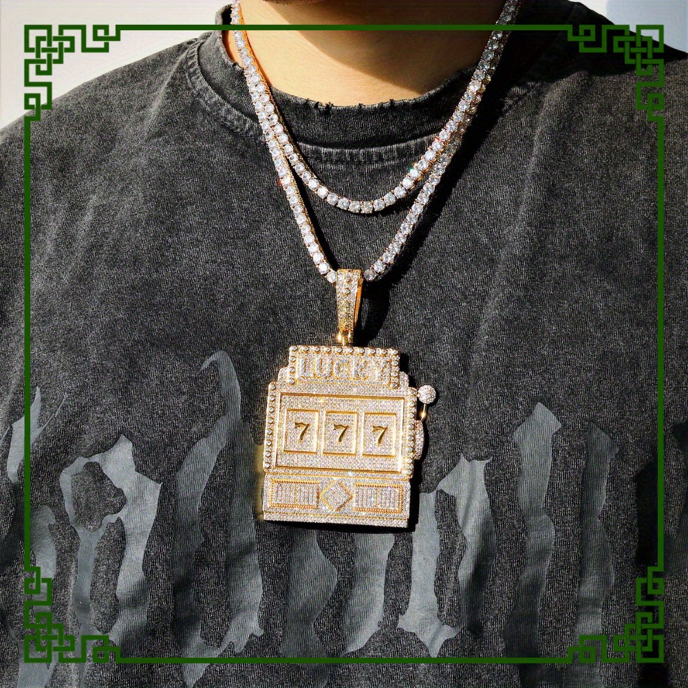 925 Silver Set Pendant Necklace Men'S and Women'S Street Fashion Accessories Holiday Party Gifts Birthday Gifts Boyfriend'S Best Gifts Everyday Wear - Image 4