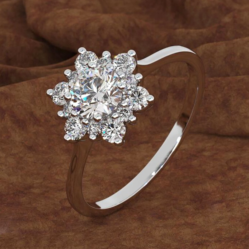 Sparkling Snowflake Ring Suitable for - Elegant Shining Snowflake, K-Plated Party & Casual Attire, Versatile Birthday/Christmas Gift, Year-Round Wearable - Image 3