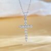 Candy Bottles Crossborder hotsellings 925 sterling silve rmoissan diamond necklace cross newproducts women's versatile accessoriesclaviclechainwholesalependantHalloween, Everyday Necklace, Fashion Necklace, Elegant Pendant, Durable Accessory, Pendant Necklace
