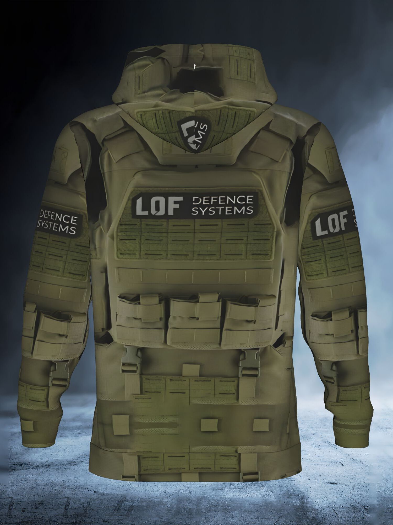 Plus Size Men's 3D Printed Pullover Hooded Sweatshirt Hooded Large Pocket Hoodie, Men's Casual Fashion Tops, PLUS SIZE - Image 2