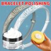 Ring and Bracelet Golden Oxidation Removal, Silvery Jewelry Polishing Restorer, Metal Polish for Shine Restoration, Silverware Oxidation Reduction Cream, Silverware Care, Metal Cleaning, Glossy Polish, Restorative Cream, Durable Polish, Jewelry