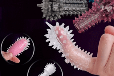 2pcs of fun finger cots, Women's massage finger cots, adult utensils and jumping egg head covers, adult toys and supplies