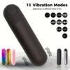 1pc Rechargeable Vibrator, 13 Frequencies, Mini Female Adult Toy for Women'S Masturbation And Massage, Powerful Vibration, Sex Toy, Adult Product, Adult Toy, Masturbation Supplies, Female Sex Toy